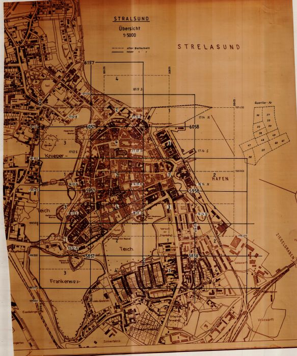 Stadtkarte Stralsund Übersicht